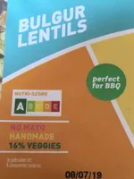 Bulgur lentilles