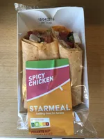 Wraps spicy chicken