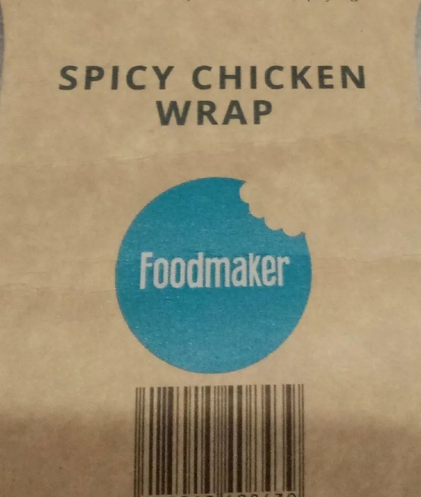 Spicy chicken wrap