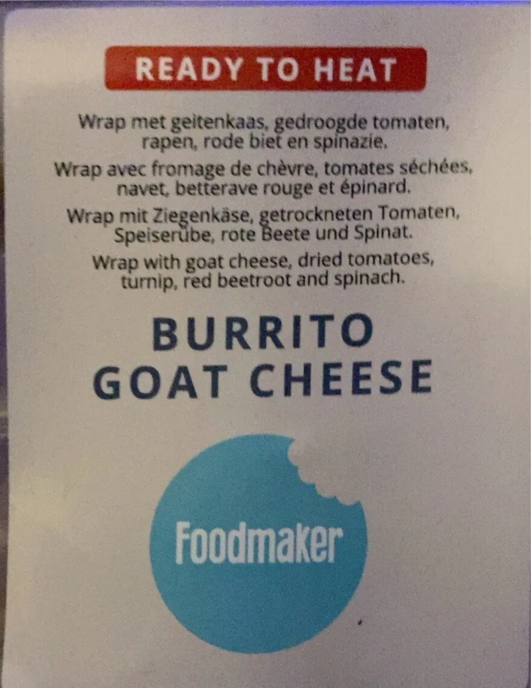 Burrito goat cheese