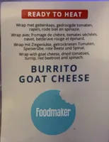 Burrito goat cheese