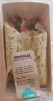 Wrap wasabi chicken