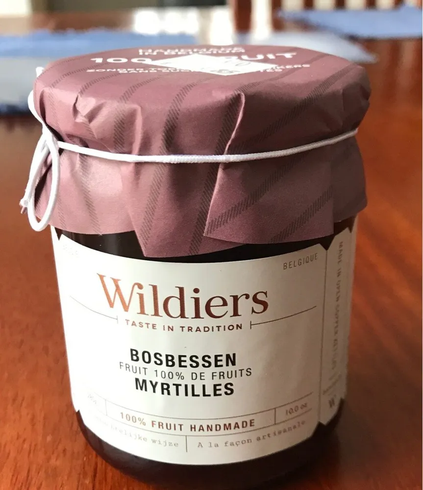 Confiture de myrtilles sans sucre ajouté