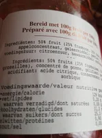 Framboise groseilles confiture