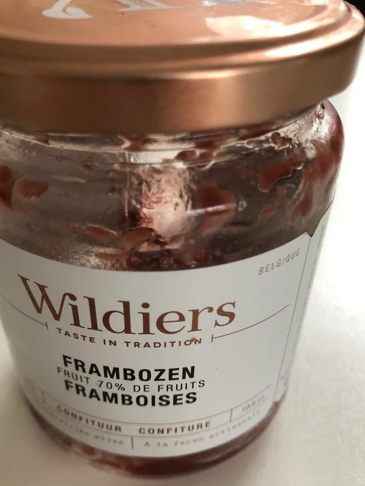 Confiture framboise 70% fruits