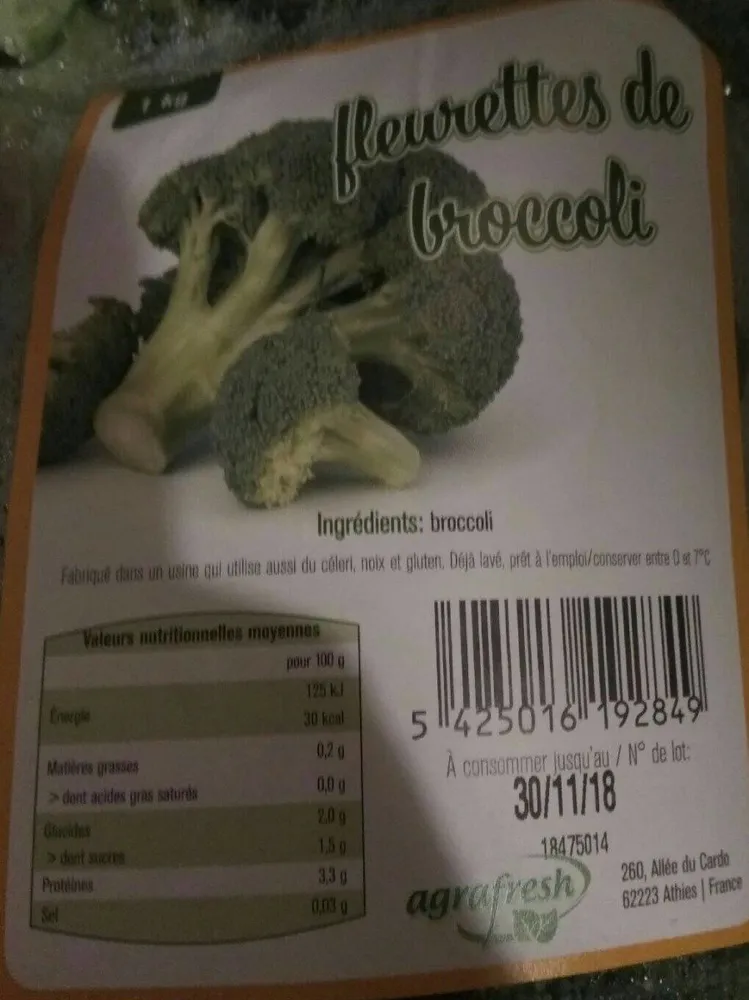 Fleurettes de broccoli