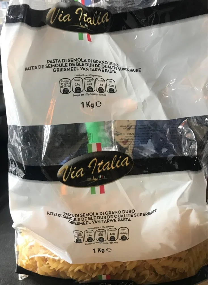 Pates de semoule de ble dur de qualite superieure