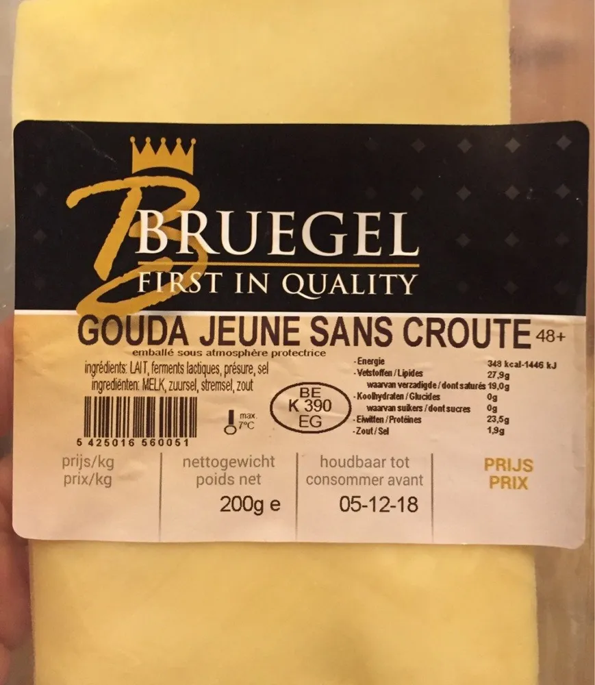 Gouda Jeune sans croute