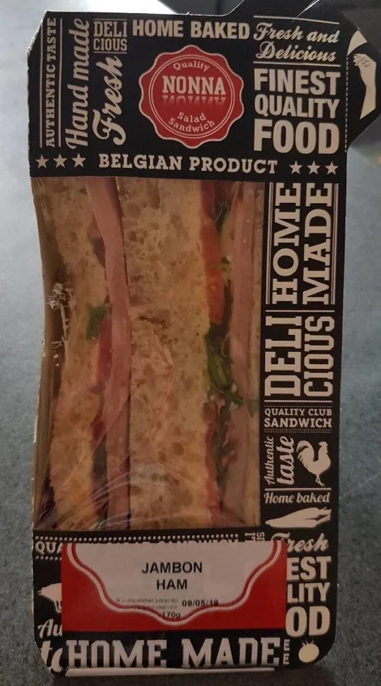 Sandwichs triangles jambon