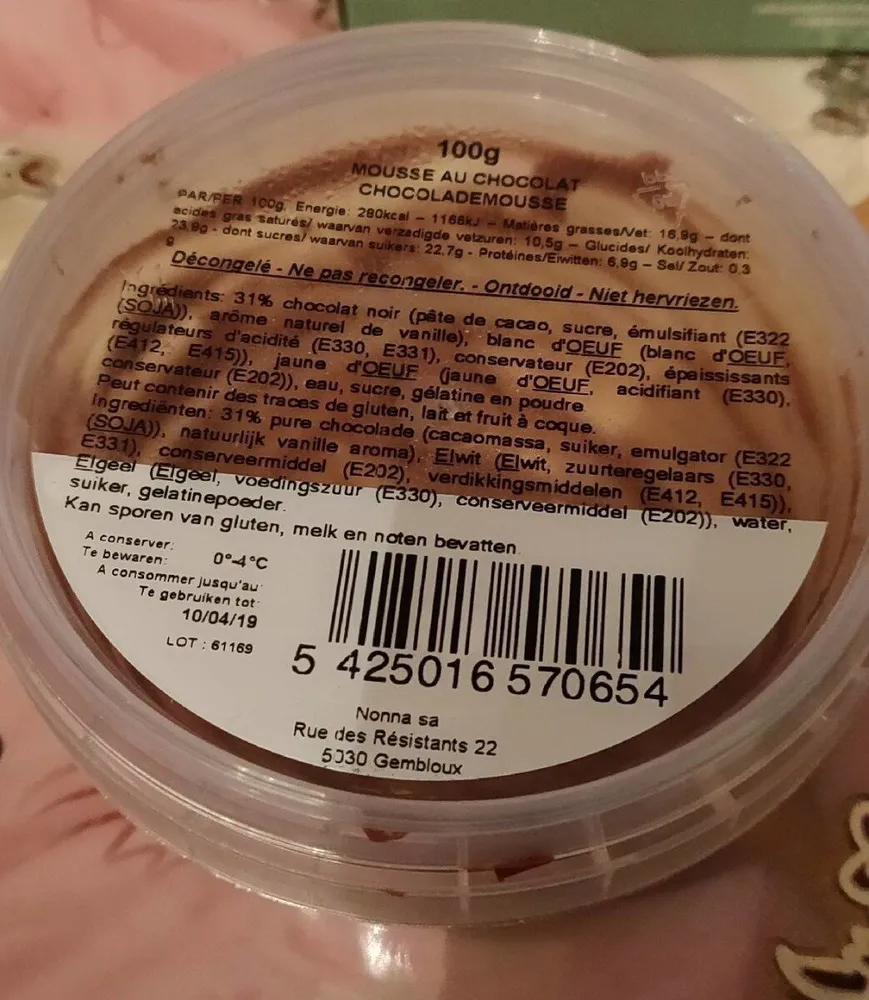 Mouse au chocolat