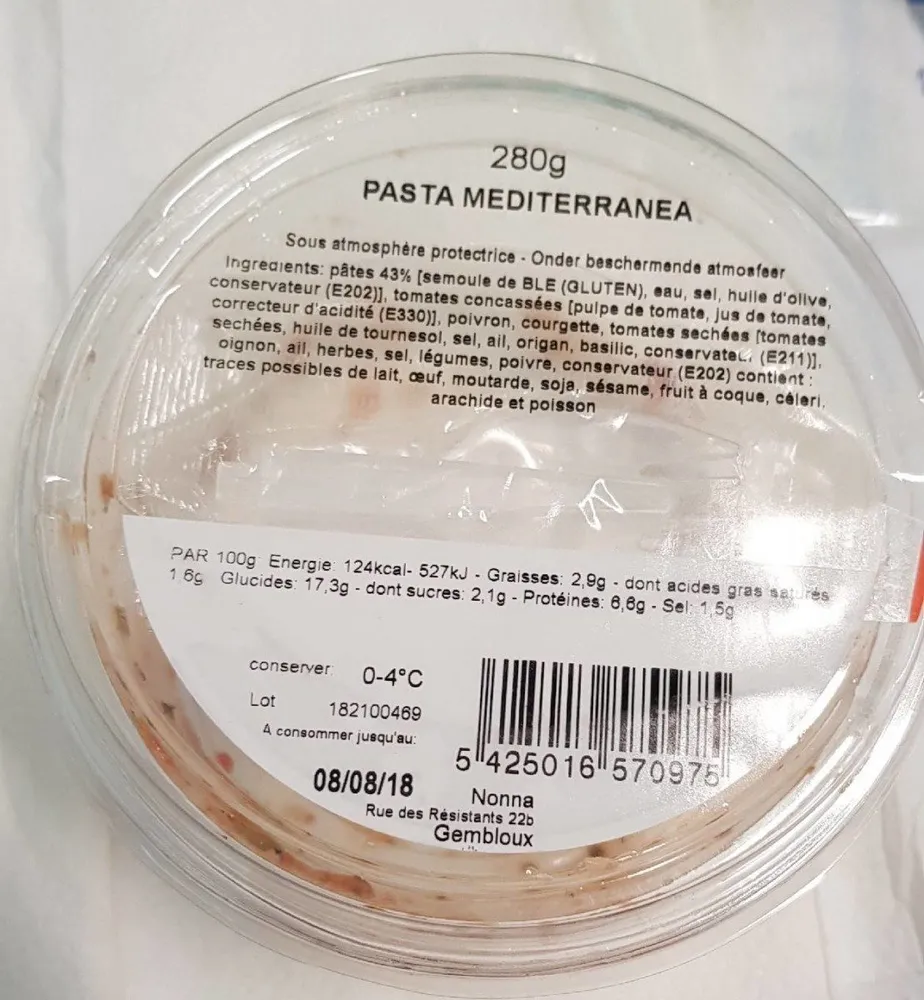 PASTA MÉDITERRANÉA