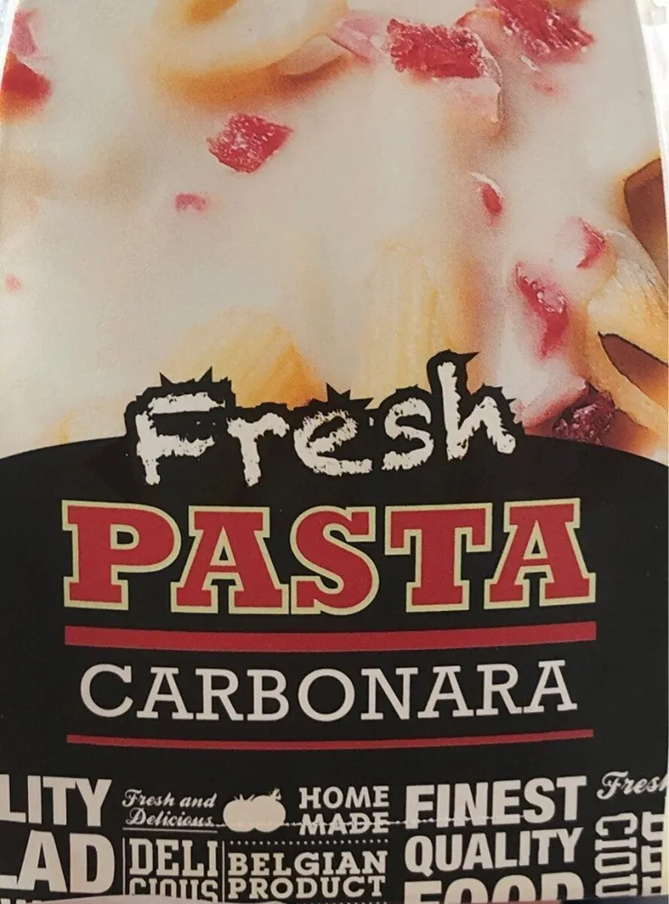Fresh pasta carbonara