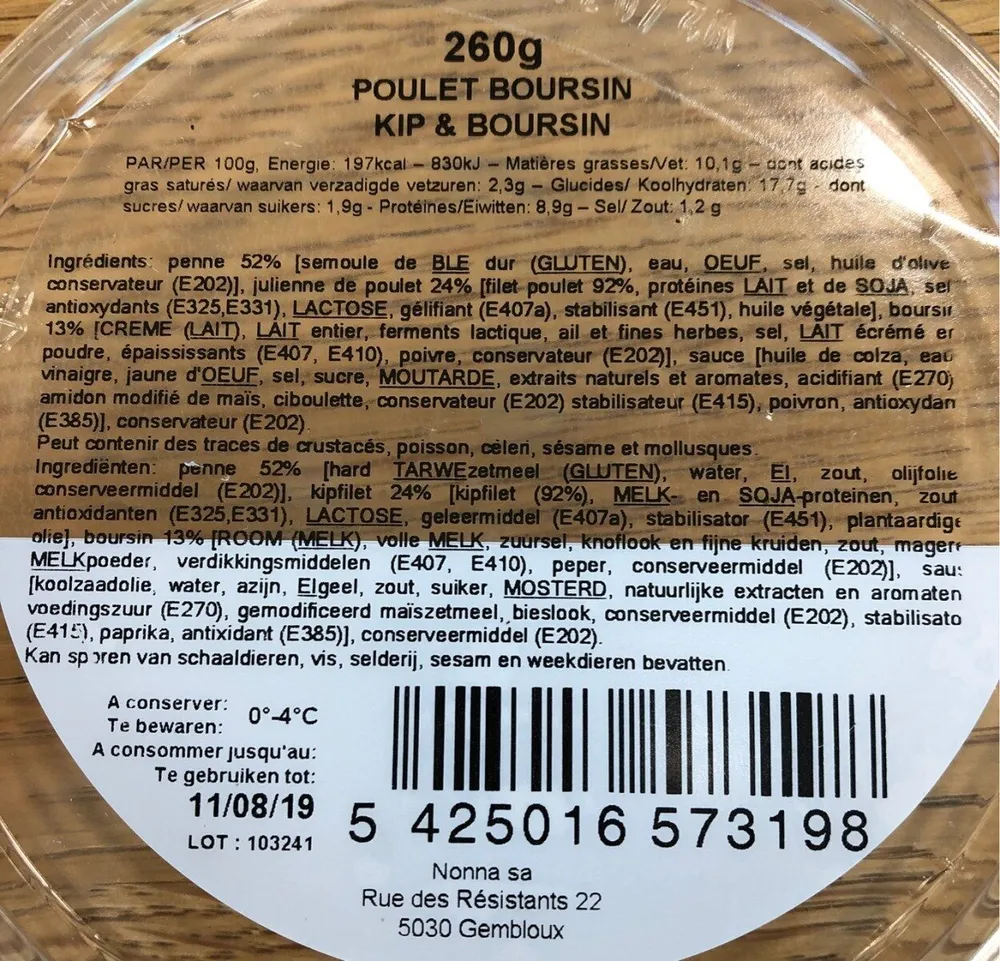 Poulet Boursin