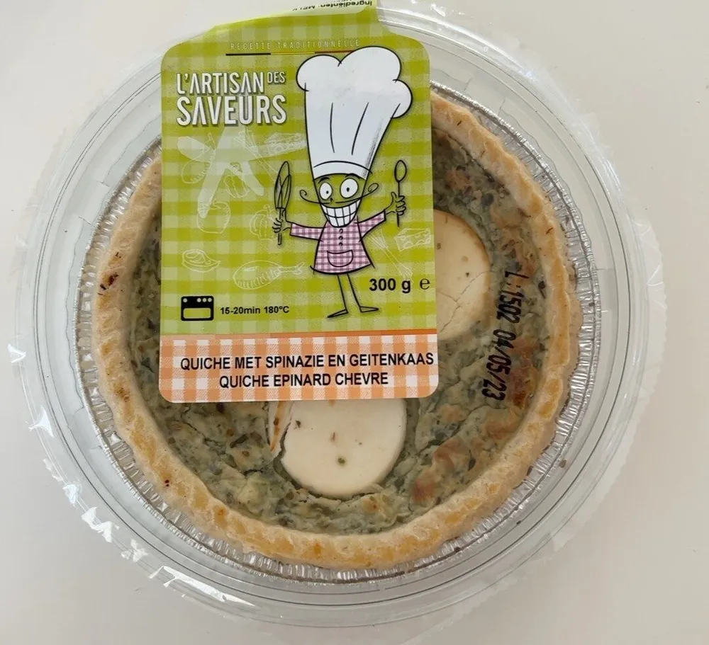 Quiche epinard chevre