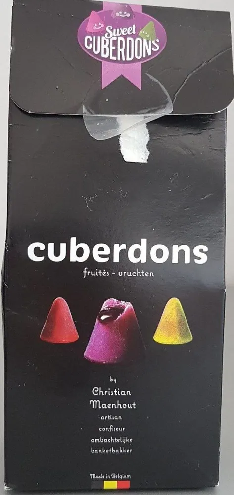 Sweet Cuberdons Artisanal Belge 3 Goûts