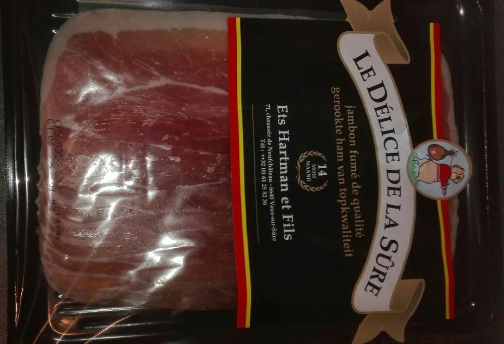 Jambon fumé de qualité 14 mois