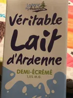Lait d'Ardenne demi-écrémé UHT
