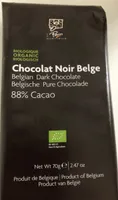 Chocolat noir belge 88% cacao