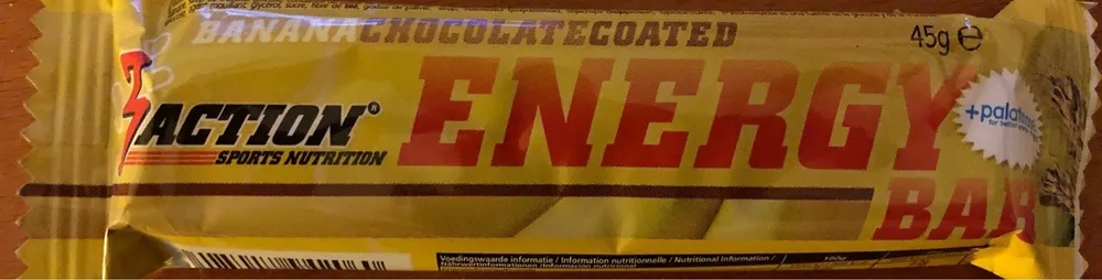 Energy bar banana chocolate