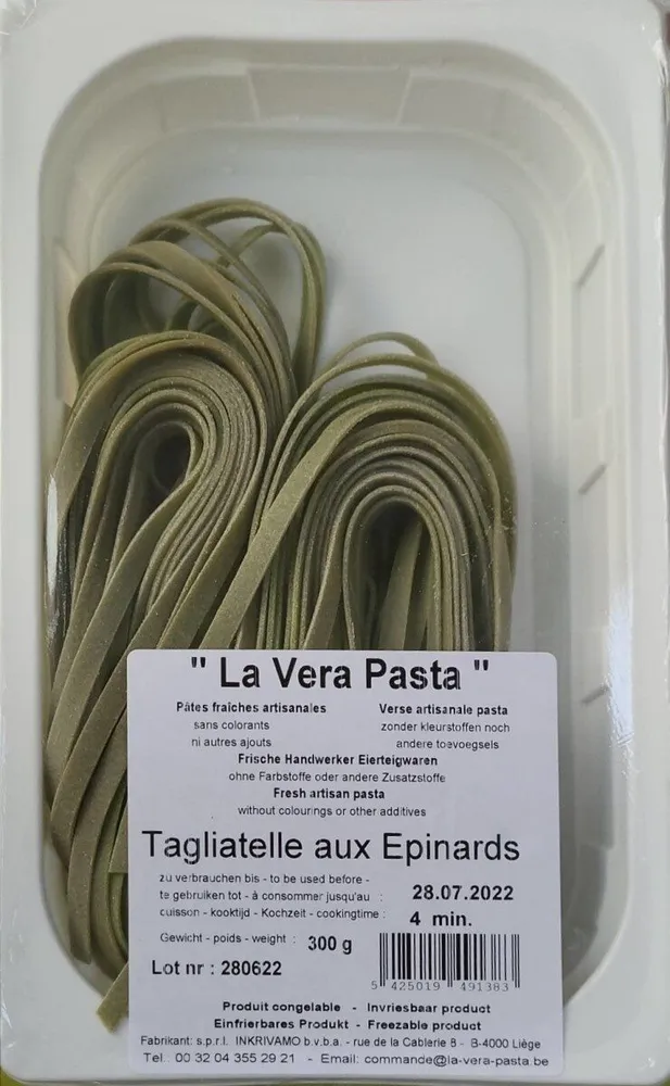 Tagliatelle aux épinards
