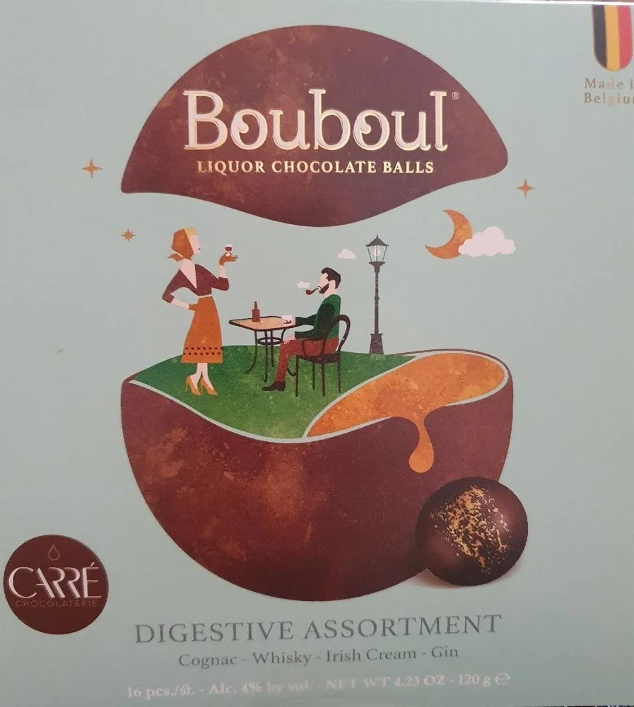 Liquor ciocolate balls