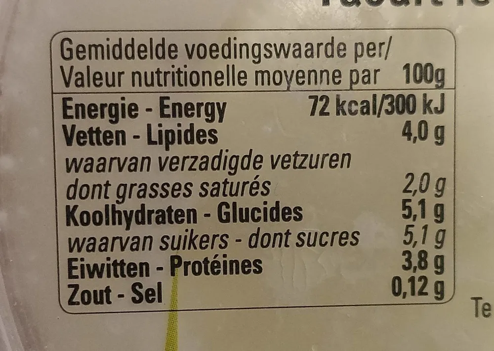 Volle hoeve yoghurt