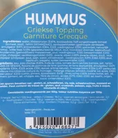 Hummus - Griekse topping