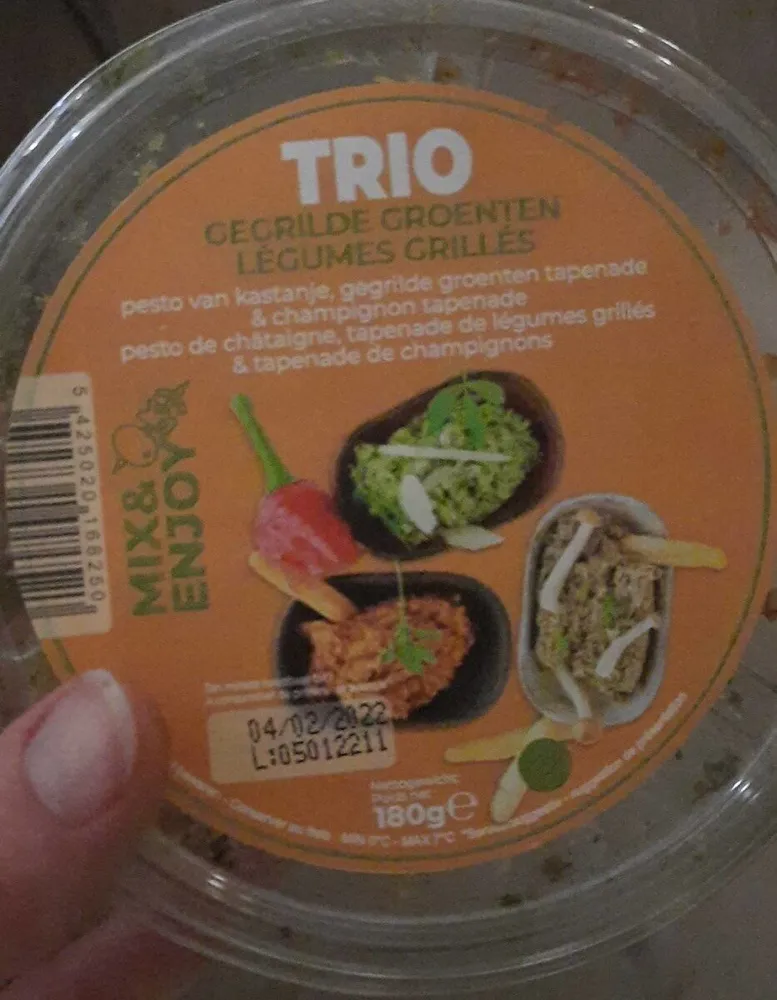 Trio légumes grillés