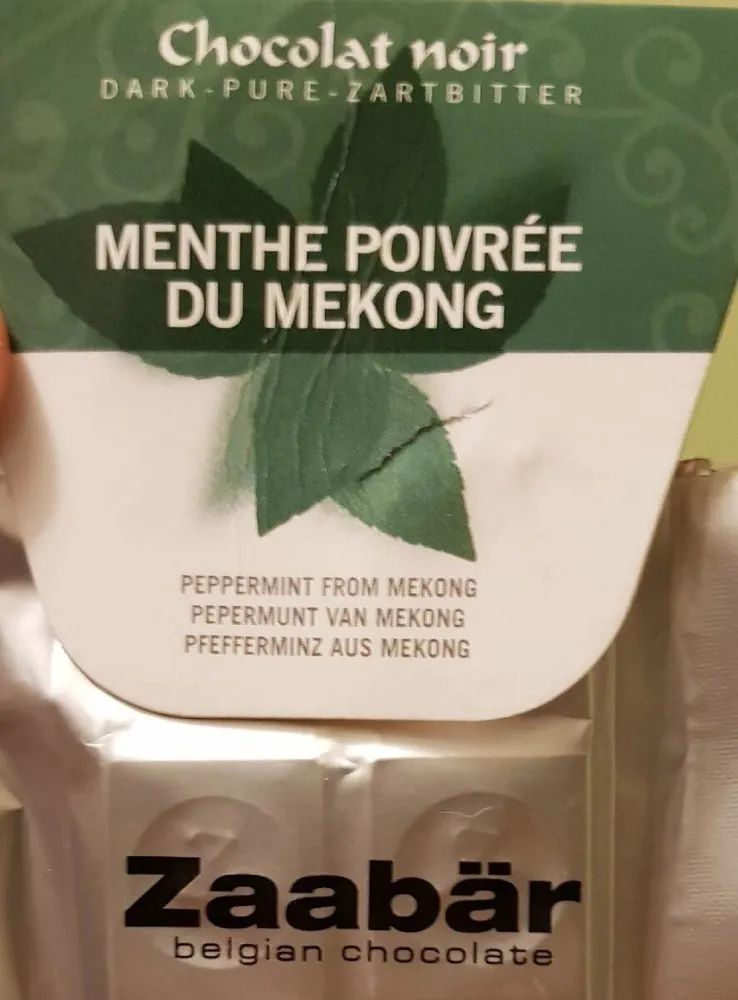 Chocolate noir menthe poivrée du mekong