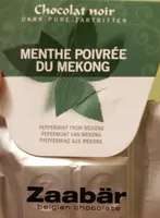 Chocolate noir menthe poivrée du mekong