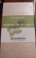 chocolat noir pistaches de Cappadoce