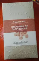 Chocolat noir Macadamia de Carpentarie