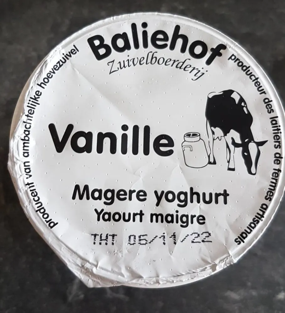 Yaourt maigre vanille