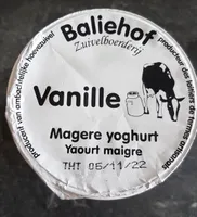 Yaourt maigre vanille