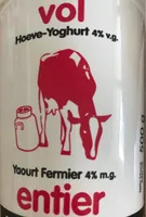 Baliehof Jabbeke volle yughurt 4%