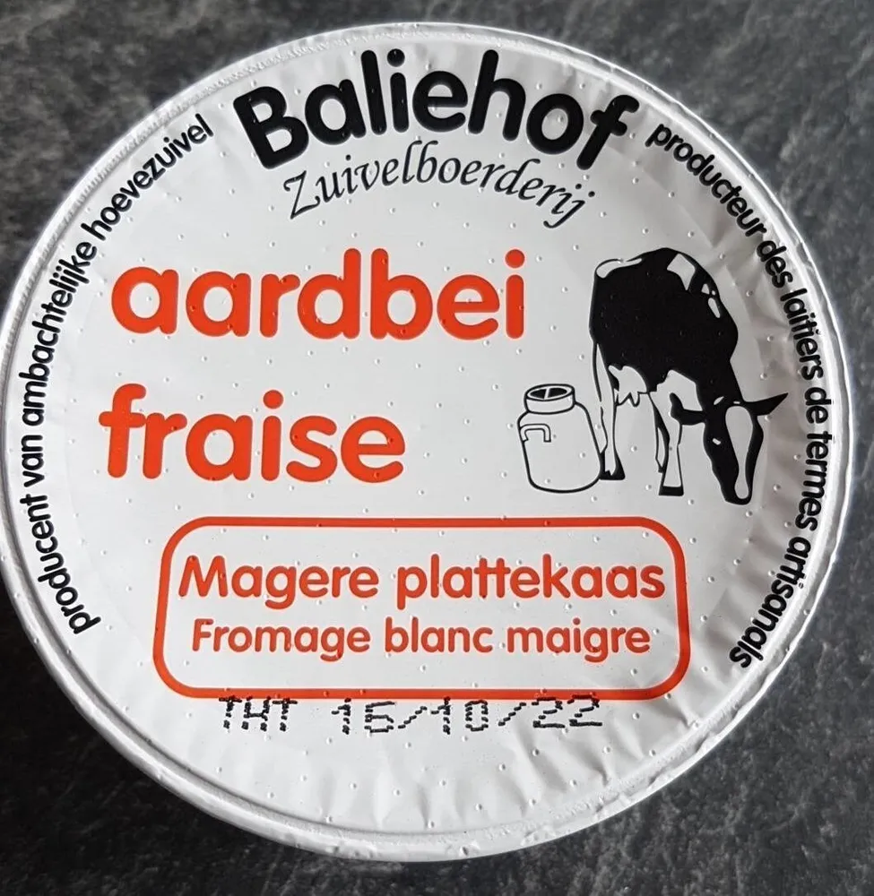 Fromage blanc maigre fraises