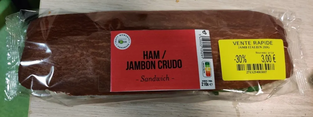 Sandwich jambon crudo