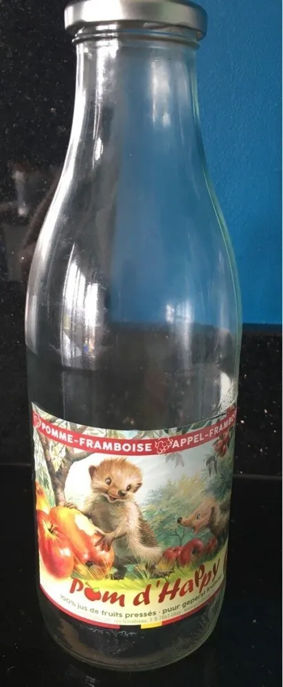 Jus pomme framboise