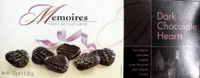 Memoires dark chocolate hearts