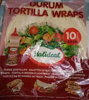 Durum tortilla wraps