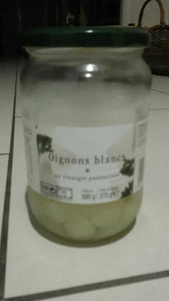 Oignons blanc au vinaigre