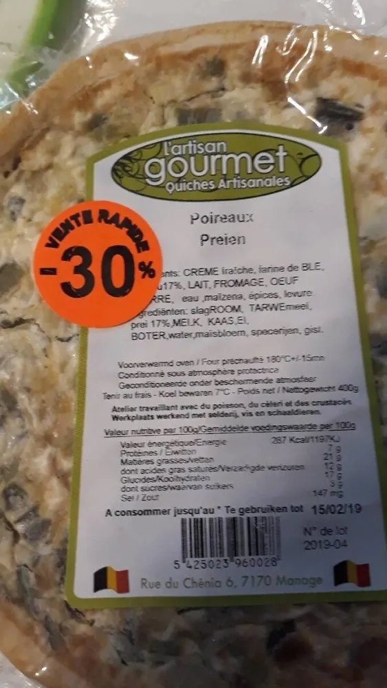 Quiche poireaux