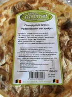 Quiche champignons lardons