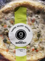 Tarte salée 4 légumes et thym