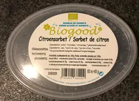 Citroensorbet / Sorbet de citron