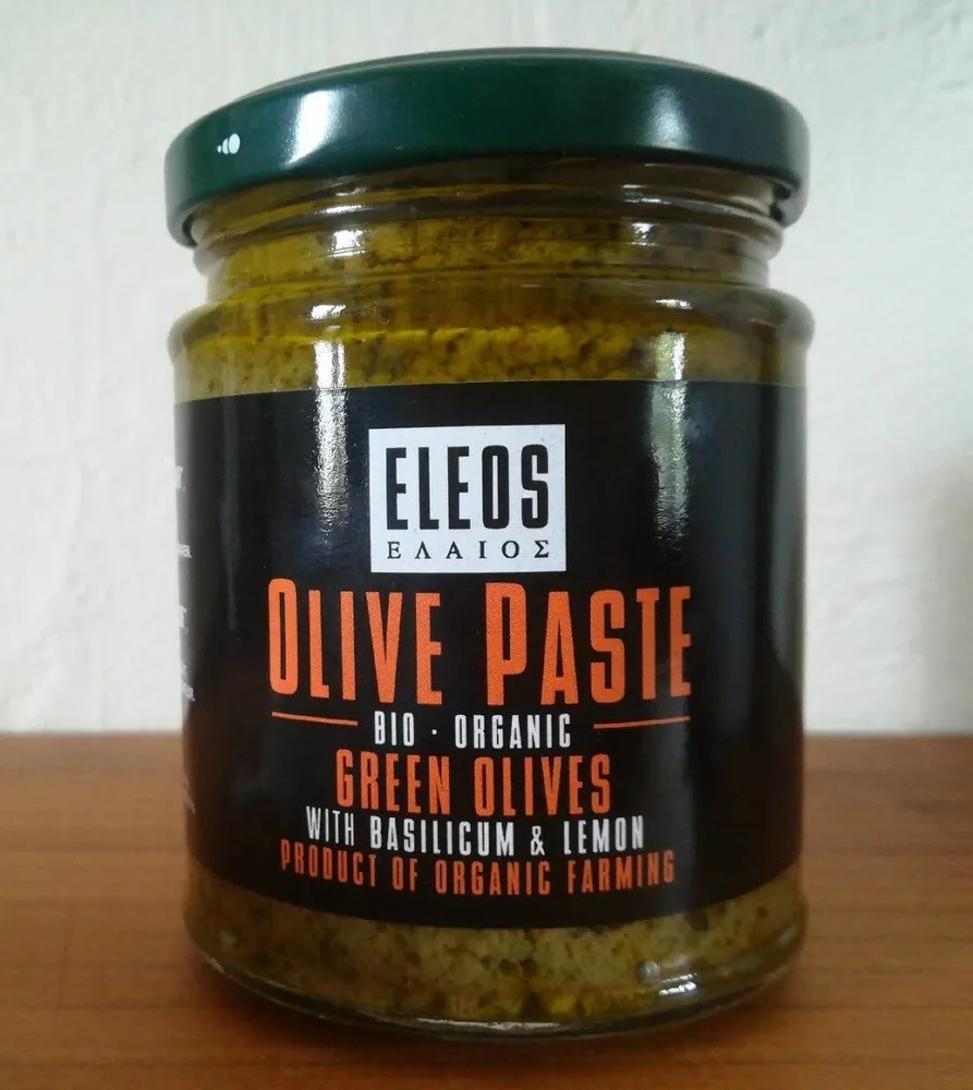 Olive paste - Green olives with basilic & lemon