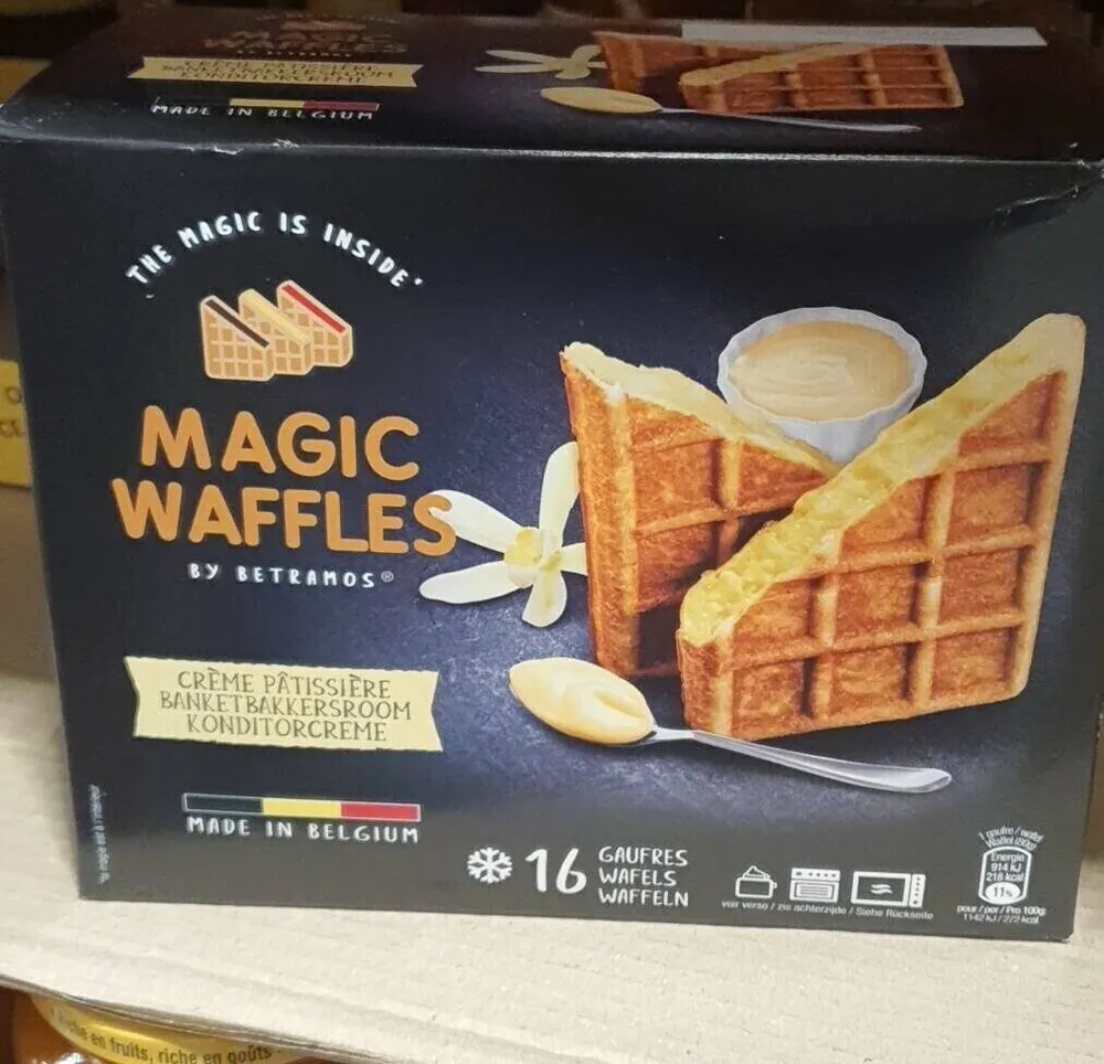 Magic Waffles - Crème Pâtissière