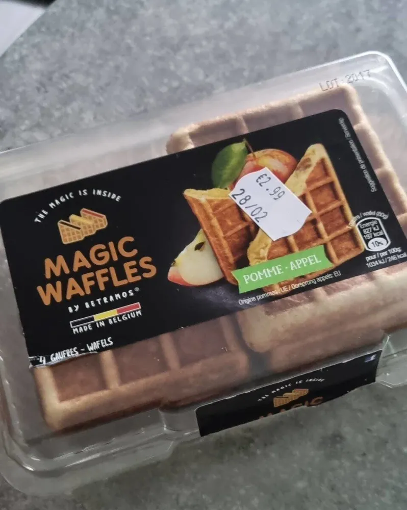Magic wafles pomme