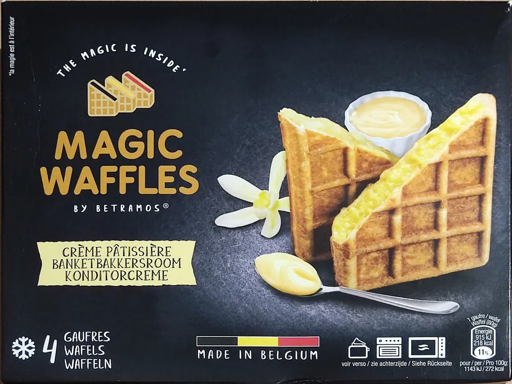 Magic Waffles - Crème Pâtissière
