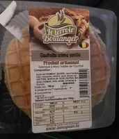 Gaufrette creme vanille